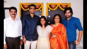 Ram Pothineni with his family