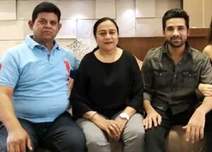 Puneesh Sharma with his parents