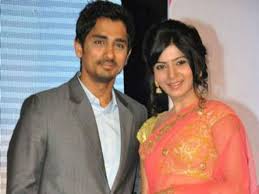 Samantha Akkineni with her ex-boyfriend Siddharth