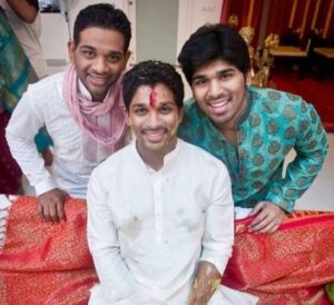 Allu Arjun with his brothers