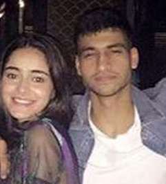Ananya Pandey with her boyfriend