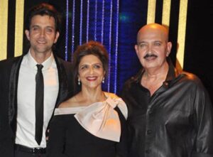 Hrithik Roshan with his parents