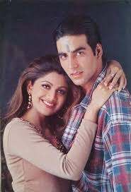 Akshay Kumar with his ex-girlfriend Shilpa