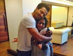 Harshvardhan Rane with his mother