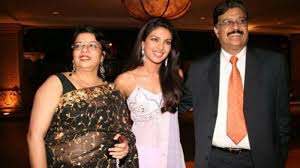 Priyanka Chopra with her parents