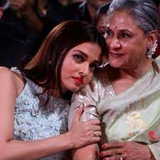 Aishwarya Rai with her mother-in-law