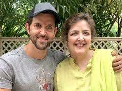 Hrithik Roshan with his sister