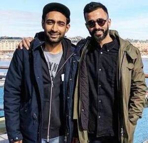 Anand Ahuja with his brother Anant
