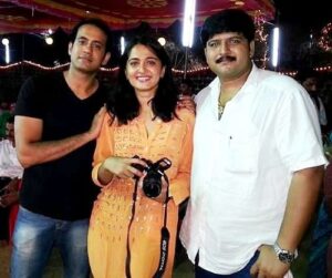 Anushka Shetty with her brothers