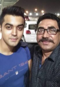 Luv Tyagi with his father