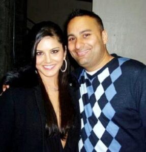 Sunny Leone with her ex-boyfriend Russell