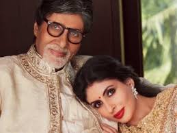 Amitabh Bachchan with his daughter Shweta 