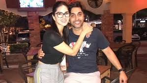 Sunny Leone with her brother