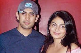 Neeru Bajwa with her ex-boyfriend Amit