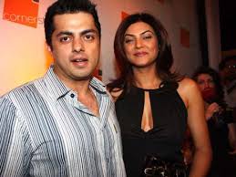Sushmita Sen with her ex-boyfriend Bunty