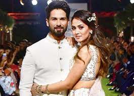 Shahid Kapoor with his wife Mira