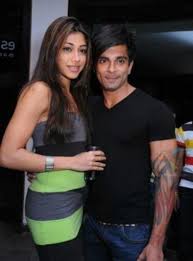 Karan Singh Grover with his ex-girlfriend Nicole