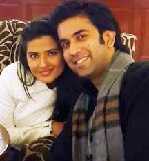 Kratika Sengar with her ex-boyfriend Rajeev