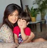 Shweta Tiwari with her son