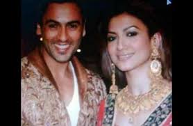 Gauhar Khan with her ex-boyfriend Sahil