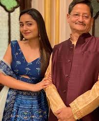 Tridha Choudhury with her father