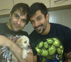 Karan Singh Grover with his brother