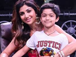 Shilpa Shetty with her son