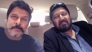 Vikram with his brother