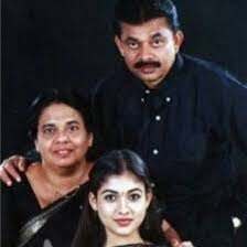 Nayanthara with her parents