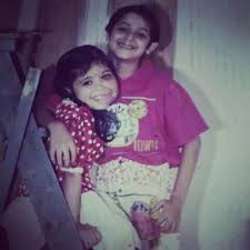 Vikram with his sister