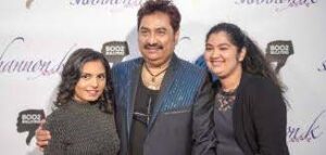 Kumar Sanu with daughters