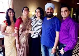 Charmy Kaur with her family