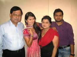 Kratika Sengar with her family