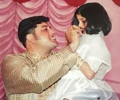 Tunisha Sharma with her father