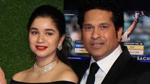 Sachin Tendulkar with his daughter