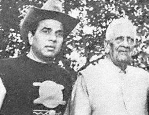 Dharmendra with his father