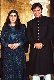 Saif Ali Khan with his ex-wife Amrita