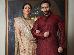 Saif Ali Khan with his wife Kareena