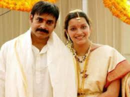 Pawan Kalyan with his ex-wife Renu