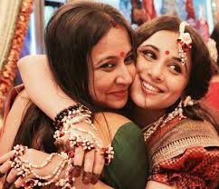 Vidya Balan with her sister