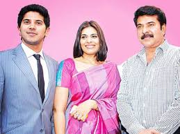 Dulquer Salmaan with his parents