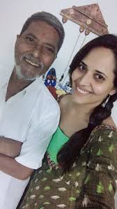 Anasuya Bharadwaj with her father