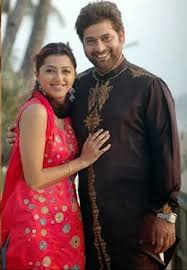Bhumika Chawla with her husband
