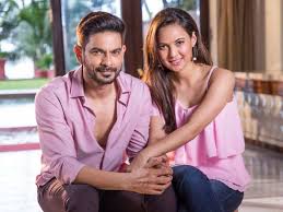Rochelle Rao with her husband