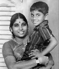 Akkineni Nagarjuna with his mother