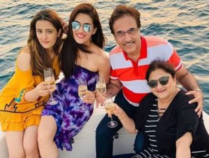 Nupur Sanon with her family