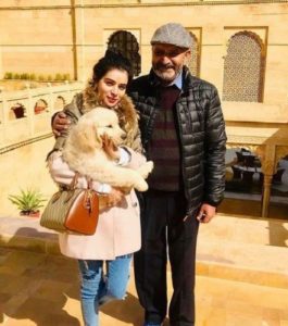 Sukirti Kandpal with her father
