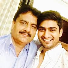 Amit Mishra with his father