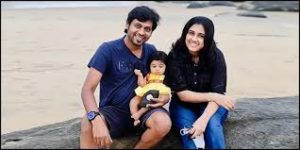 Rio Raj with his wife & daughter