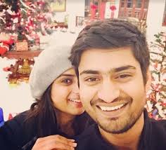 Amit Mishra with his girlfriend